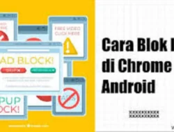 Cara Blokir Iklan Chrome, Mudah dengan Setting Perangkat