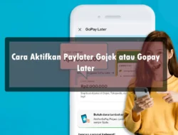 Cara Aktifkan Paylater Gojek atau Gopay Later, Langsung Panduan Lengkap
