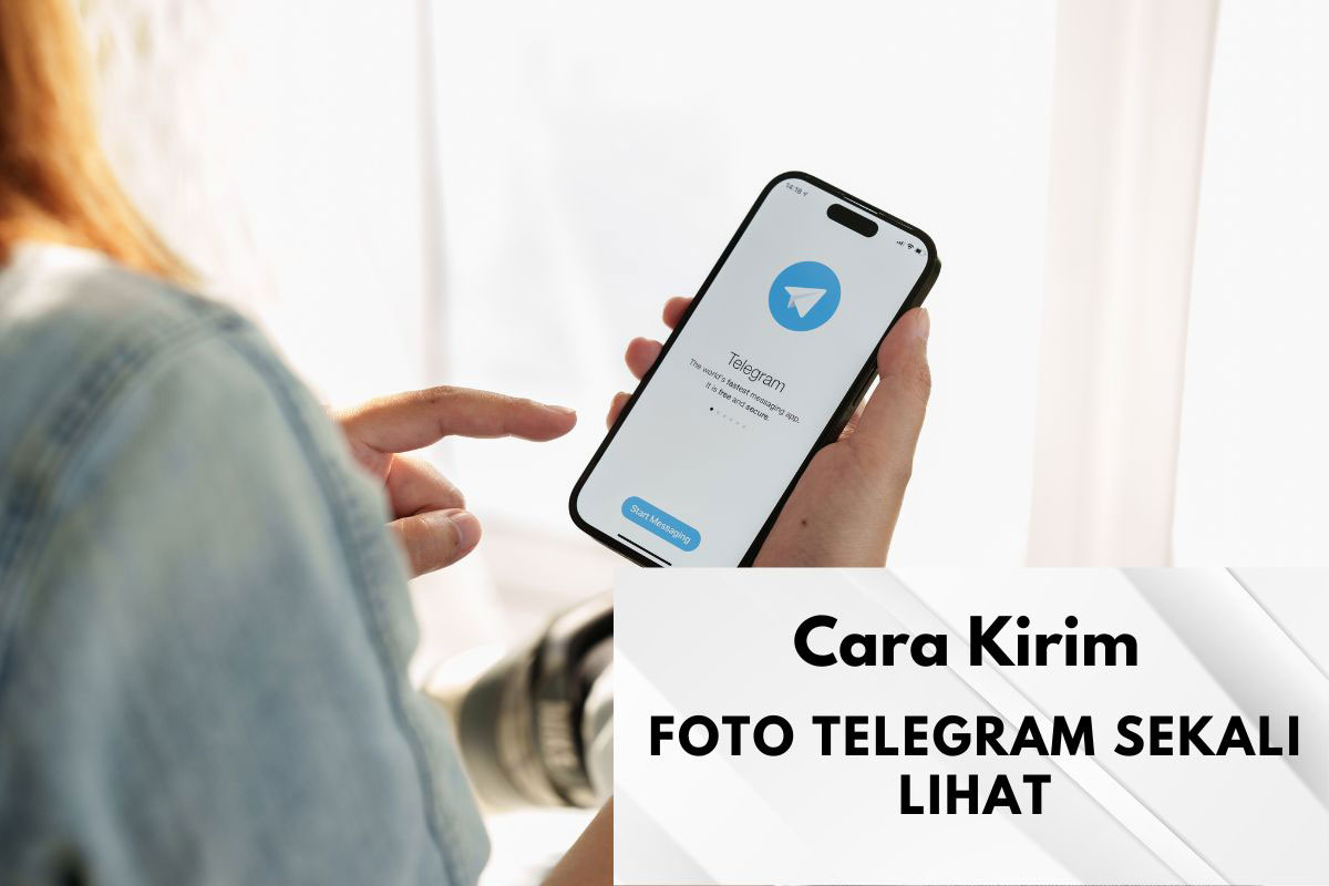 cara kirim foto Telegram sekali lihat