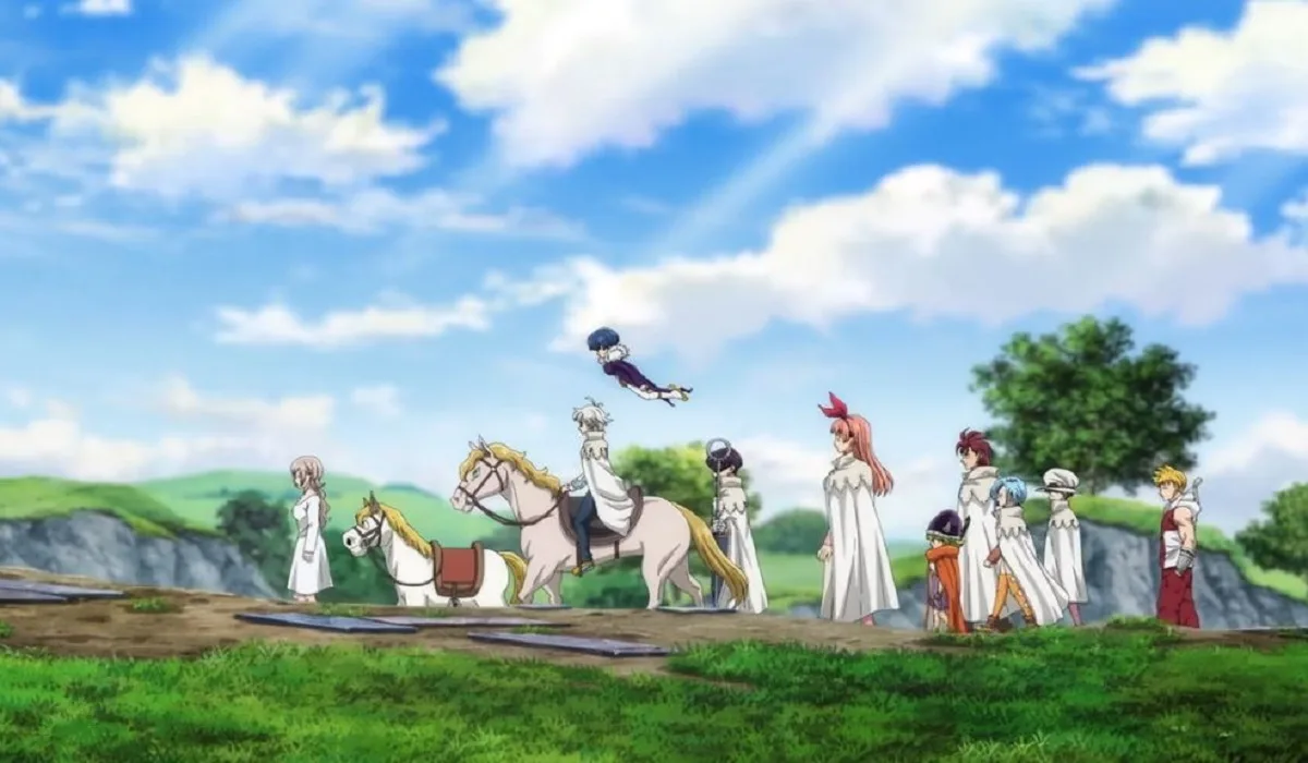 Streaming Nanatsu no Taizai Mokushiroku no Yonkishi Season 2 Episode 8 Sub Indo, Raja Iblis dan Kemunculan Karakter-Karakter Kuat dalam Cerita!