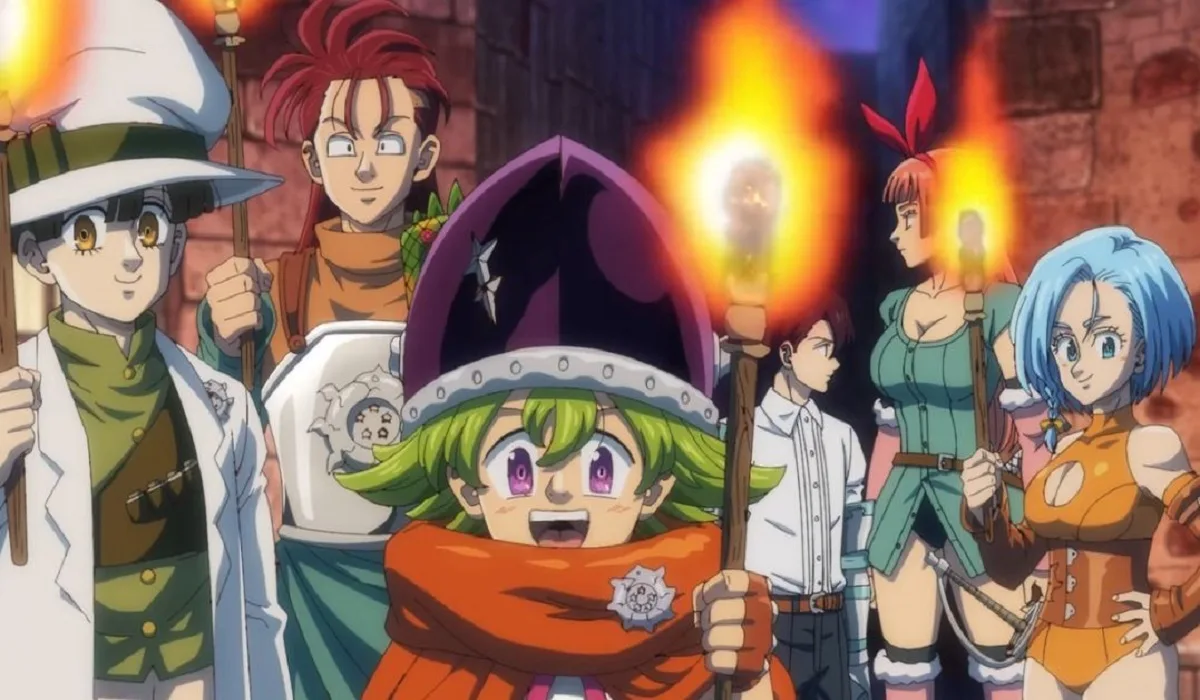 Nanatsu no Taizai Mokushiroku no Yonkishi Season 2 Episode 5 Sub Indo, Festival dan Konflik Besar di Malam yang Panjang!
