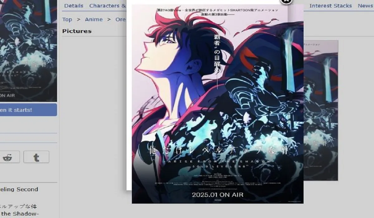 Solo Leveling Season 2: Arise from the Shadow, Anime Terbaru 2025: Jadwal Tayang, Spoiler dan Sinopsis Lengkap!