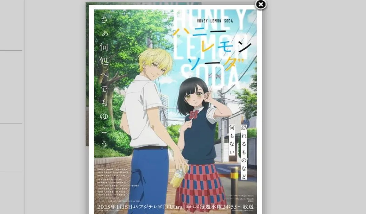 Terbaru! Honey Lemon Soda, Anime Romance School Terbaik 2025
