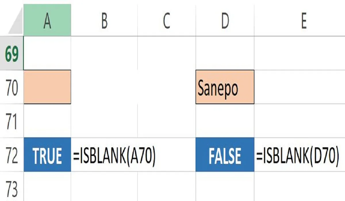 Cara Menggunakan Rumus ISBLANK di Excel untuk Memeriksa Apakah Sel Kosong atau Berisi Data 1 Cara Menggunakan Rumus ISBLANK di Excel untuk Memeriksa Apakah Sel Kosong atau Berisi Data