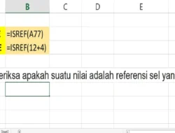 Cara Menggunakan Rumus ISREF di Excel untuk Memeriksa Apakah Sel Referensi Valid atau Tidak
