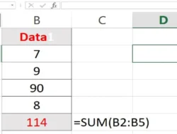 Cara Menggunakan Rumus SUM di Excel, Rumus Dasar Excel yang Wajib Untuk Diketahui!
