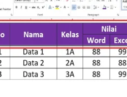 Cara Meletakkan Tulisan di Tengah Kolom Word
