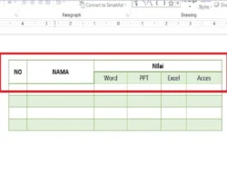 Cara Membuat Tulisan di Tengah Tabel PowerPoint