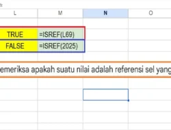 Rumus ISREF di Spreadsheet?, Berikut Merupakan Contoh dan Cara Menggunakan Rumusnya
