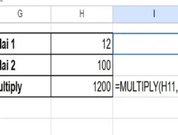 Cara Menggunakan Rumus MULTIPLY di Spreadsheet