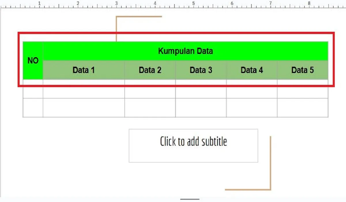 Cara Membuat Tulisan di Tengah Tabel Google Slides (Rata Tengah) 1 Cara Membuat Tulisan di Tengah Tabel Google Slides (Rata Tengah)