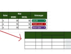 Cara Menghapus Tulisan Tanpa Menghapus Tabel Spreadsheet