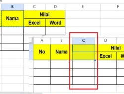 Cara Menambah Kolom di Spreadsheet, Kolom Kosong Sebelah Kanan atau Kiri