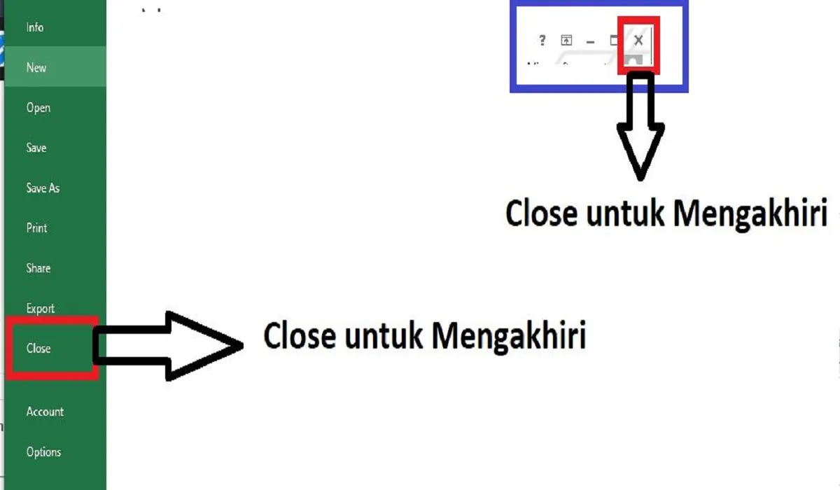 Bagaimana Cara Untuk Mengakhiri Program Ms Excel?, Berikut Merupakan Langkah-Langkah Mudahnya!