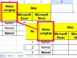 Cara Merge Cell di Spreadsheet, Menggabungkan Beberapa Sel Menjadi Satu