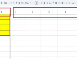 Cara Freeze Kolom di Spreadsheet, Mengunci Kolom Saat Digulir