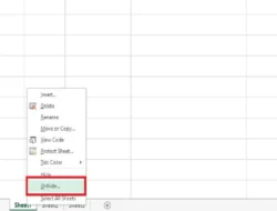 Cara Memunculkan Sheet di Excel, Sheet Hilang dan Tersembunyi Bisa di Tampilkan Lagi