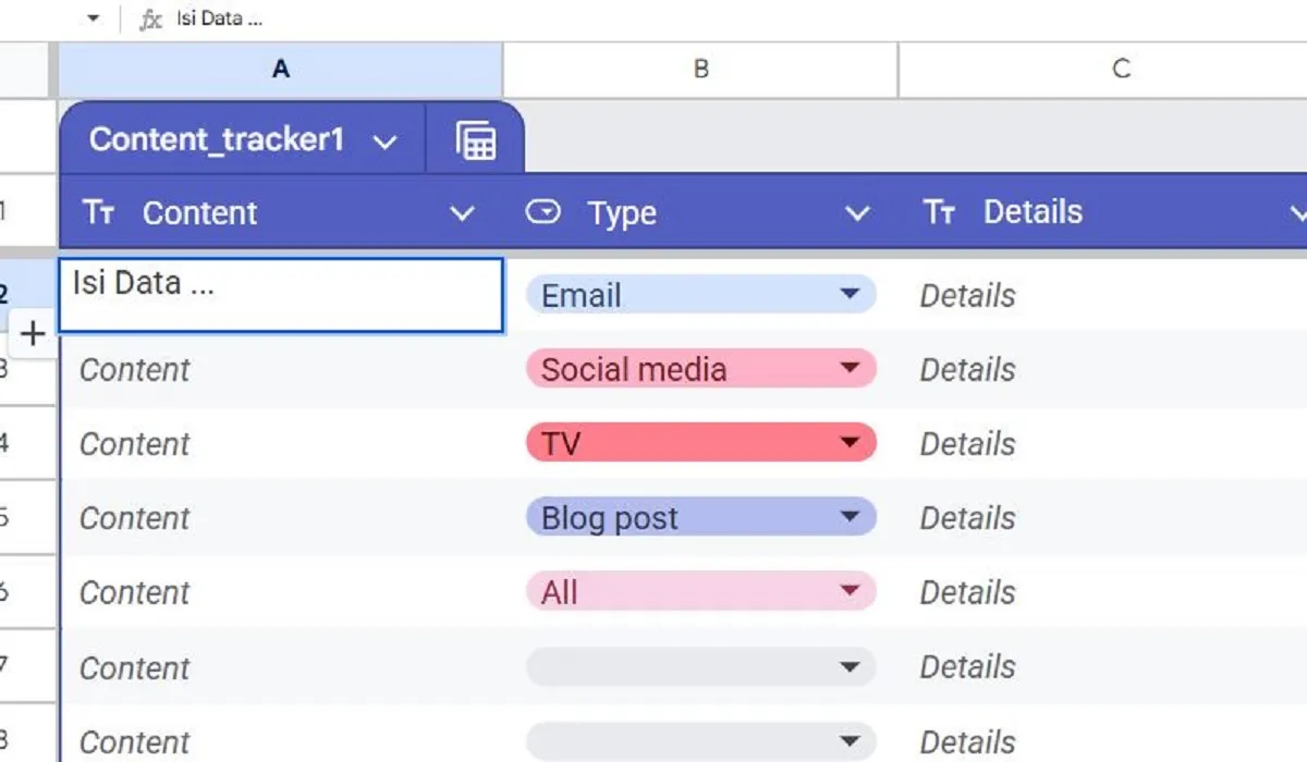Cara Mengisi Data di Spreadsheet, Membuka dan Mengedit File Project Dengan Mudah 1 Cara Mengisi Data di Spreadsheet, Membuka dan Mengedit File Project Dengan Mudah