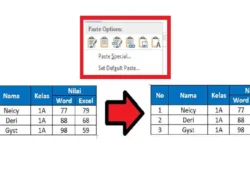 Cara Memasukan Tabel Excel ke Word