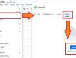 Cara Import Excel ke Spreadsheet, Mengedit dan Menyelesaikan Pekerjaan di Spreadsheet