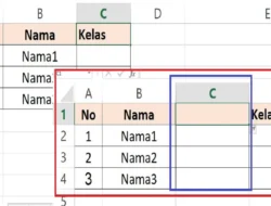 Cara Menambah Kolom di Excel Dengan Cepat Tanpa Rumus