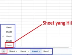 Cara Memunculkan Sheet di Spreadsheet yang Hilang