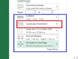 Cara Mudah Print Landscape di Excel, Semua Data Bisa di Print Dengan Jelas dan Lengkap Tidak Terpotong
