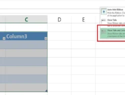 Cara Menampilkan Toolbar di Excel, Begini Cara Termudahnya!