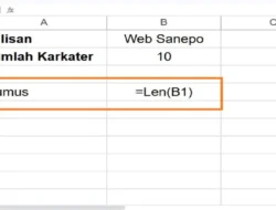 Cara Menghitung Jumlah Karakter di Spreadsheet, Semua Karakter Bisa Dihitung Dengan Cepat dan Tepat