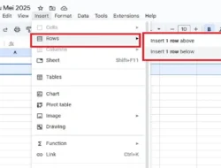 Cara Menambah Baris di Spreadsheet, Berikut Cara Termudahnya!