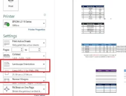 Cara Ngeprint Excel Tidak Terpotong, Berikut Merupakan Tutorialnya