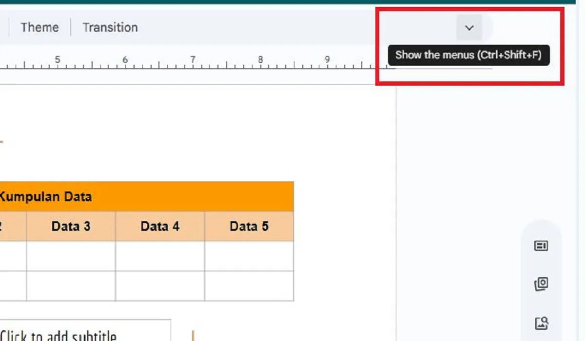 Cara Menampilkan Toolbar di Google Slides, Semua Tabs Akan Terlihat dan Muncul Kembali