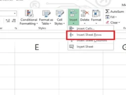Cara Menambahkan Row di Excel, Menggabungkan Banyak Baris Menjadi Satu