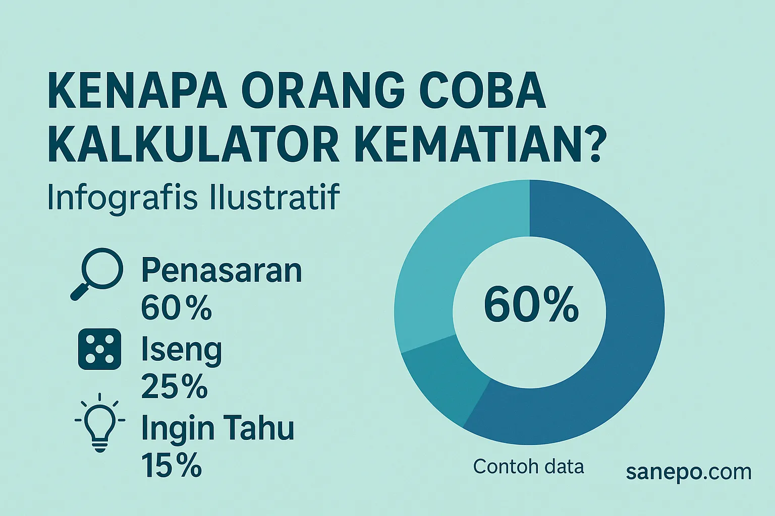 Alasan orang menggunakan kalkulator kematian