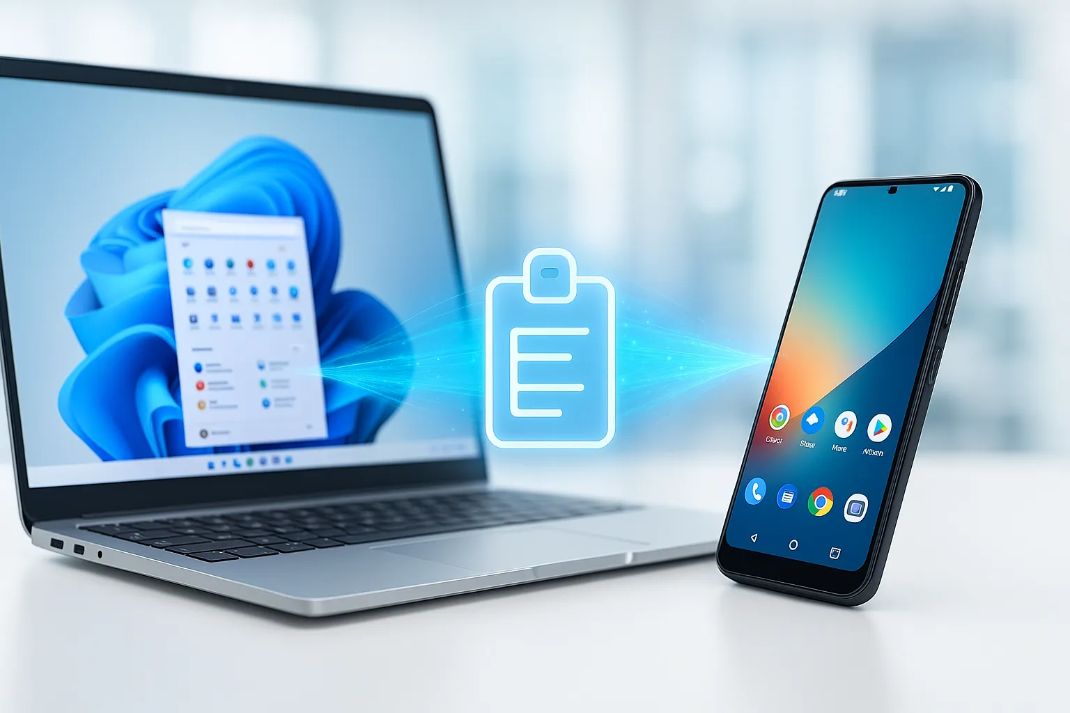 Fitur clipboard lintas perangkat Windows 11 memudahkan copy-paste dari PC ke ponsel Android