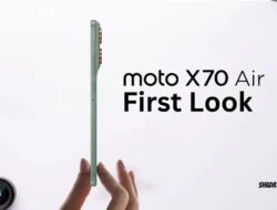 Siap Rilis, Bocoran Harga Moto X70 Air dan Spesifikasi Lengkapnya Terungkap