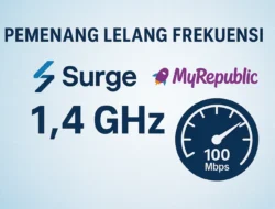 Komdigi Umumkan Surge & MyRepublic Pemenang Lelang Frekuensi 1,4 GHz, Ini Kewajibannya