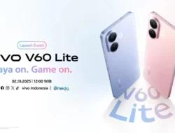 Vivo V60 Lite Resmi di Indonesia: Baterai 6500mAh, 90W FlashCharge