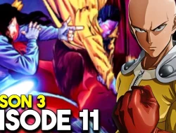 Link Nonton One Punch Man Season 3 Episode 11 Sub Indo: Duel Maut Atomic Samurai vs Black Sperm