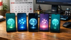 Jajaran rekomendasi HP 1 jutaan fitur AI terbaik tahun 2026 di atas meja