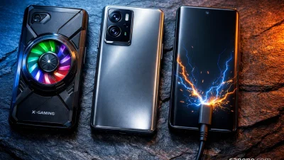 Perbandingan fisik HP gaming 3 jutaan terbaik 2026 antara X-Gaming P3000, Z-Pro Mid Ranger, dan Y-Tech Turbo 3